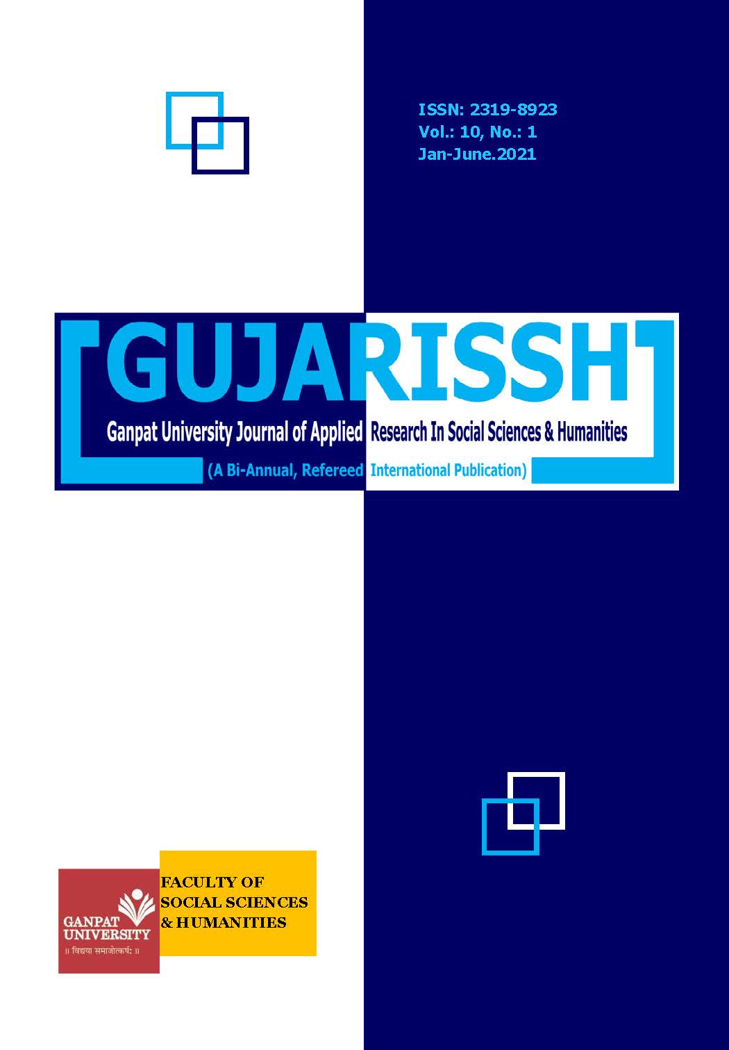 					View Vol. 10 No. 1 (2021): Jan-June.2021
				